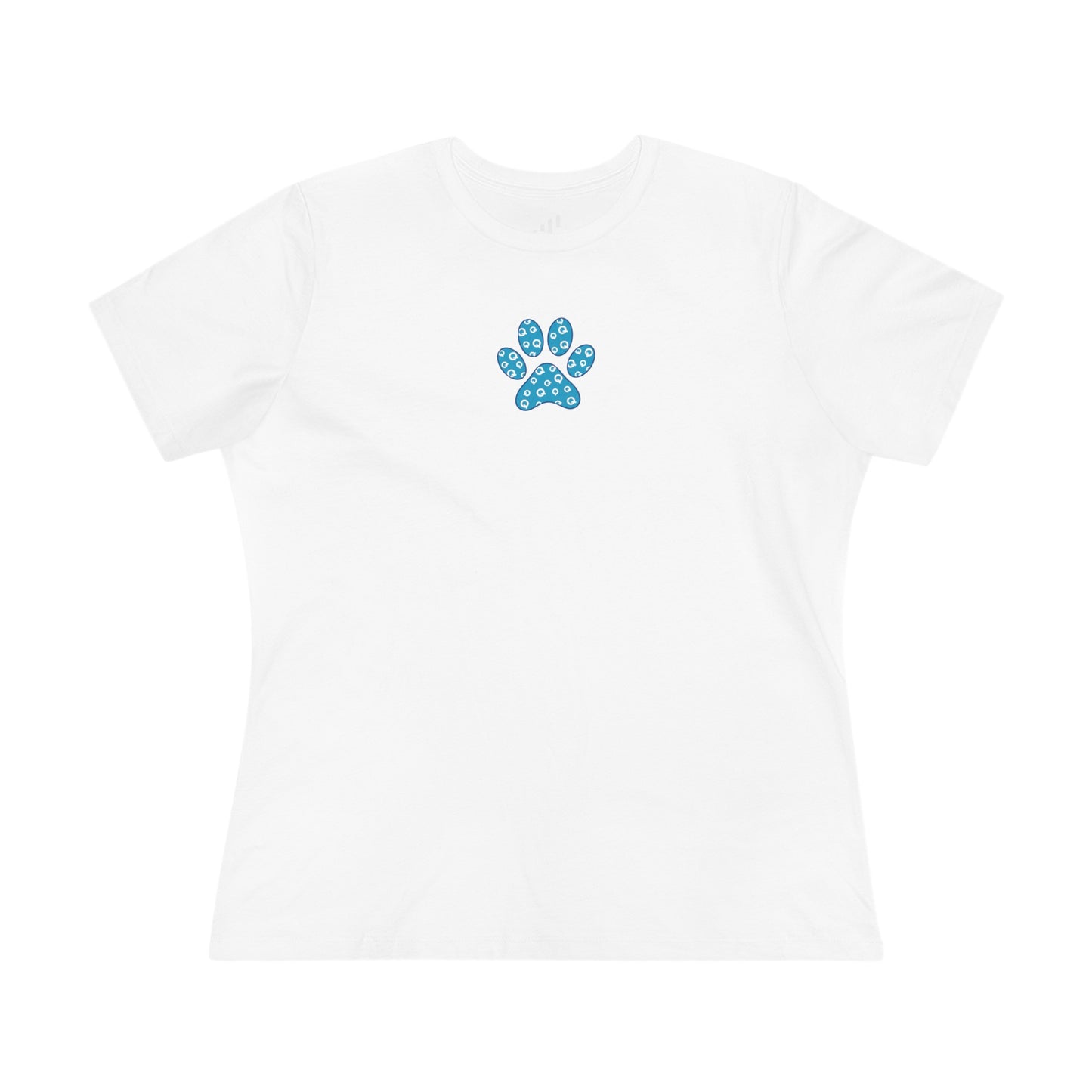 Women's Blue PawPrint Q Tee