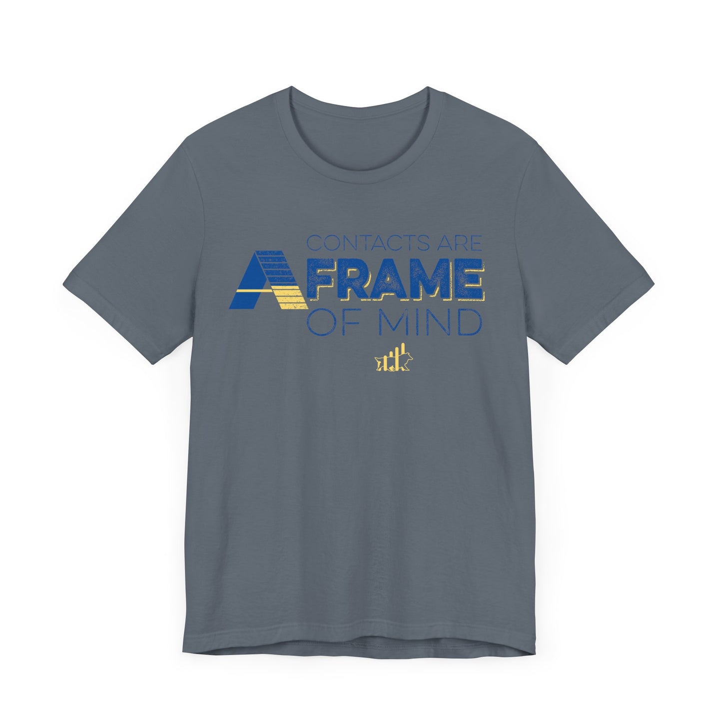 Contacts are A-Frame of Mind Unisex Jersey Short Sleeve Tee