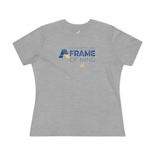 Contacts are A-Frame of mind Women's Jersey Short Sleeve Tee