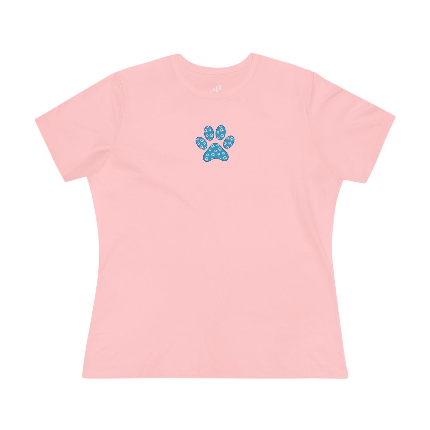 Women's Blue PawPrint Q Tee