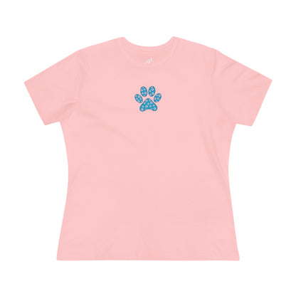 Women's Blue PawPrint Q Tee