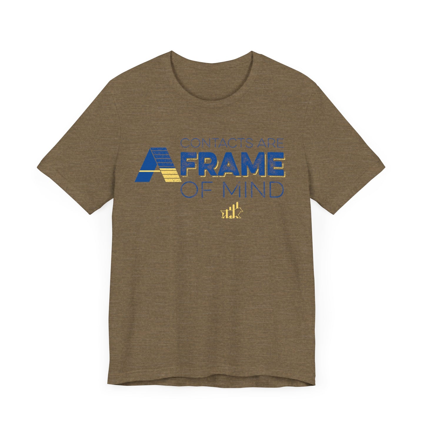 Contacts are A-Frame of Mind Unisex Jersey Short Sleeve Tee