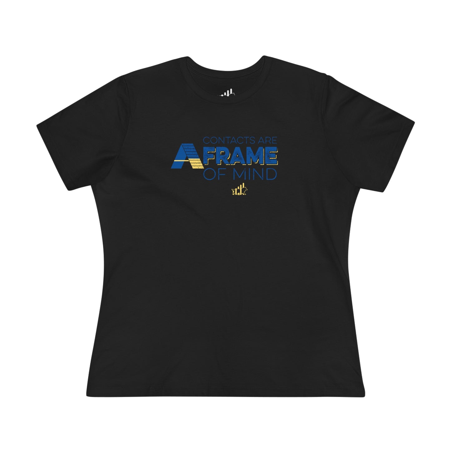 Contacts are A-Frame of mind Women's Jersey Short Sleeve Tee