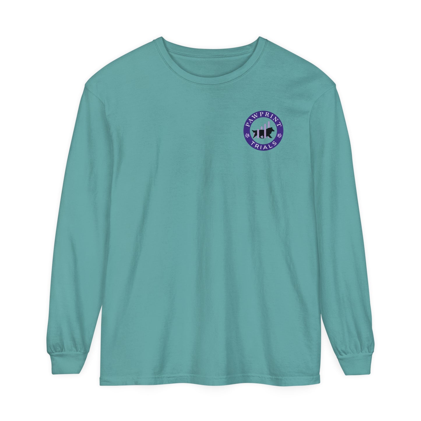 PawPrint Trials Unisex Garment-dyed Long Sleeve T-Shirt