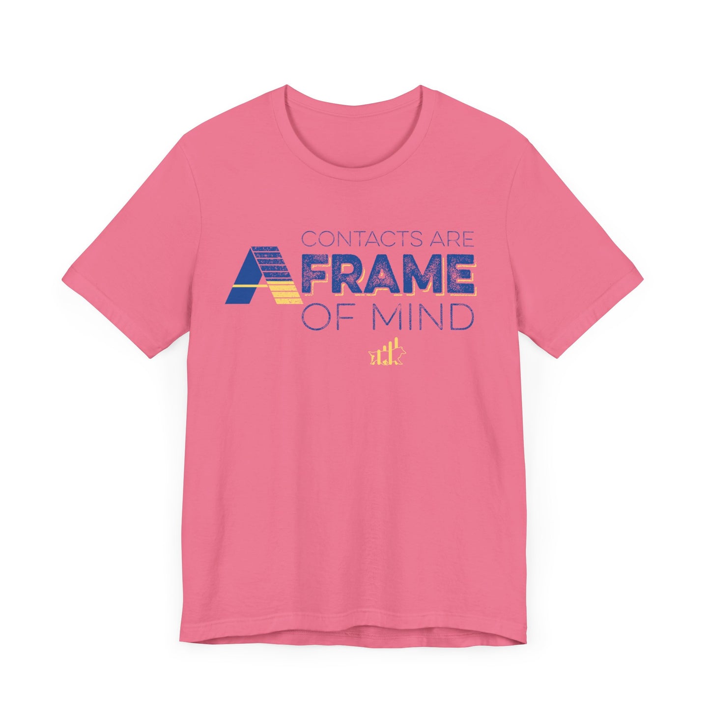 Contacts are A-Frame of Mind Unisex Jersey Short Sleeve Tee