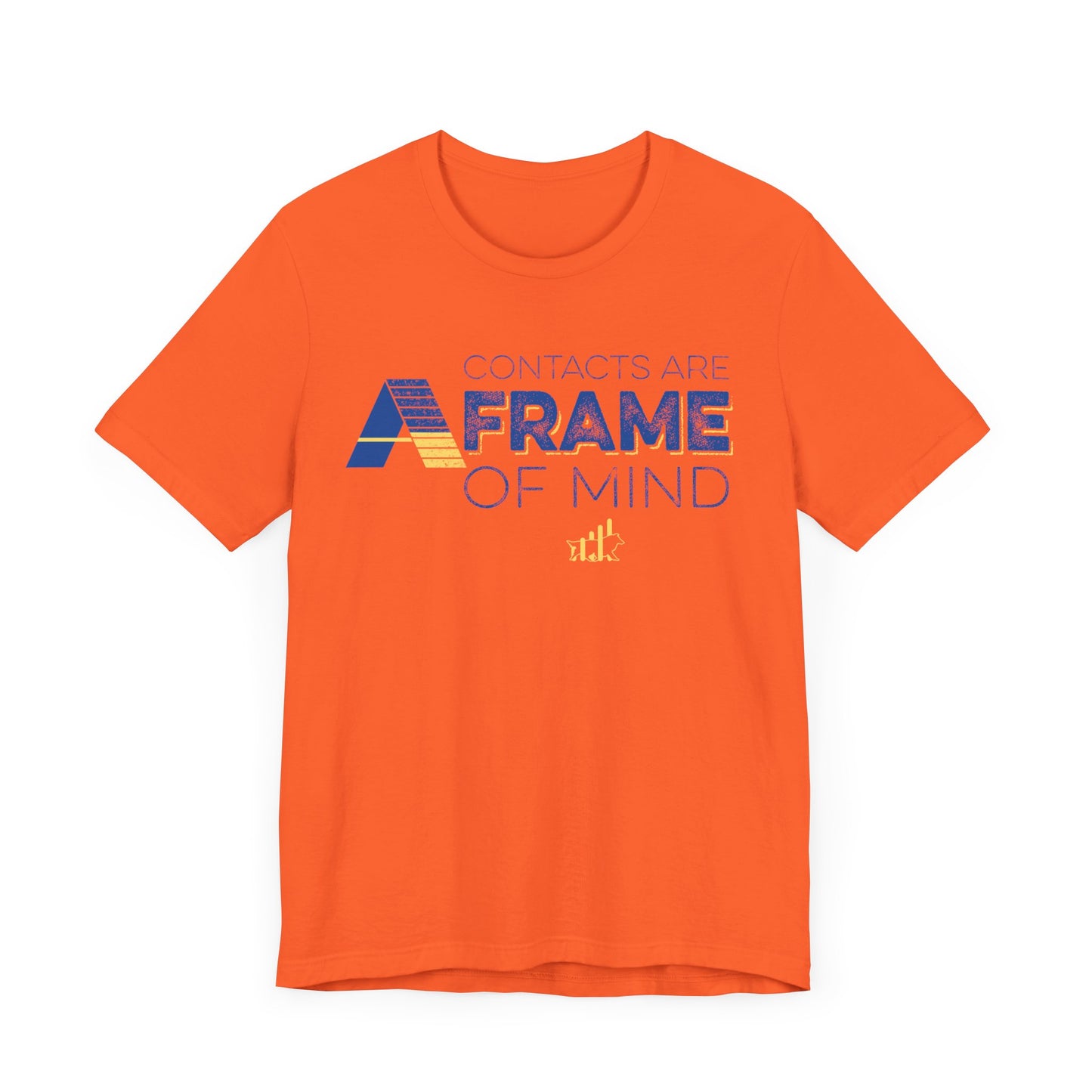 Contacts are A-Frame of Mind Unisex Jersey Short Sleeve Tee