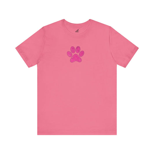 Unisex Pawprint in the PINK T