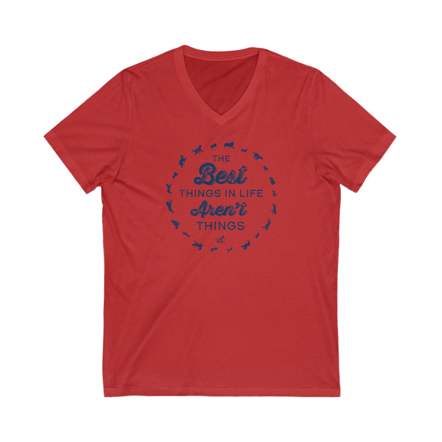 Best Things in Life Unisex Short Sleeve V-Neck Tee