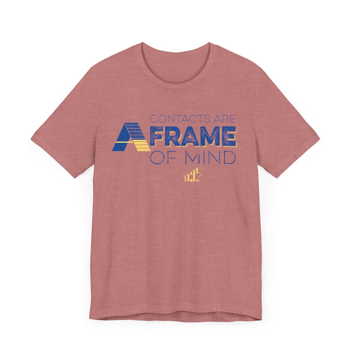 Contacts are A-Frame of Mind Unisex Jersey Short Sleeve Tee