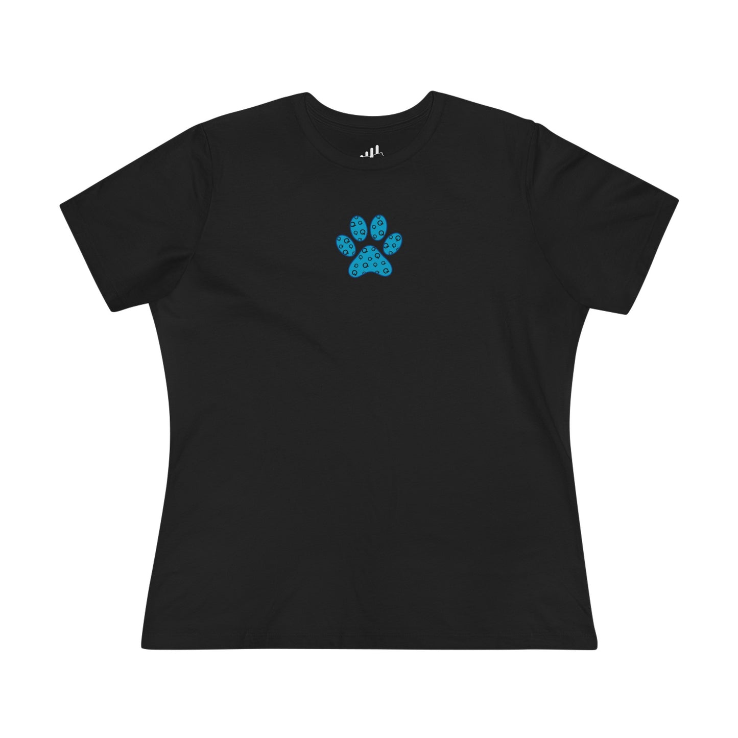 Women's Blue PawPrint Q Tee