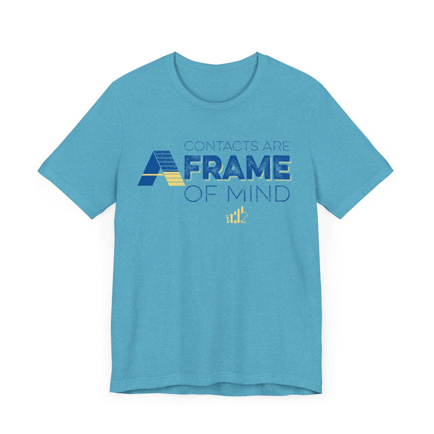 Contacts are A-Frame of Mind Unisex Jersey Short Sleeve Tee