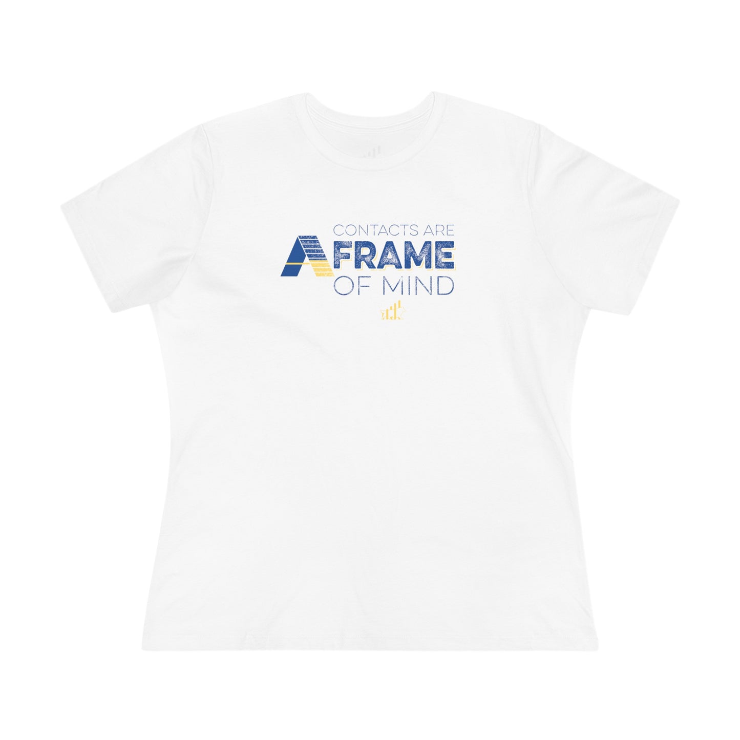 Contacts are A-Frame of mind Women's Jersey Short Sleeve Tee