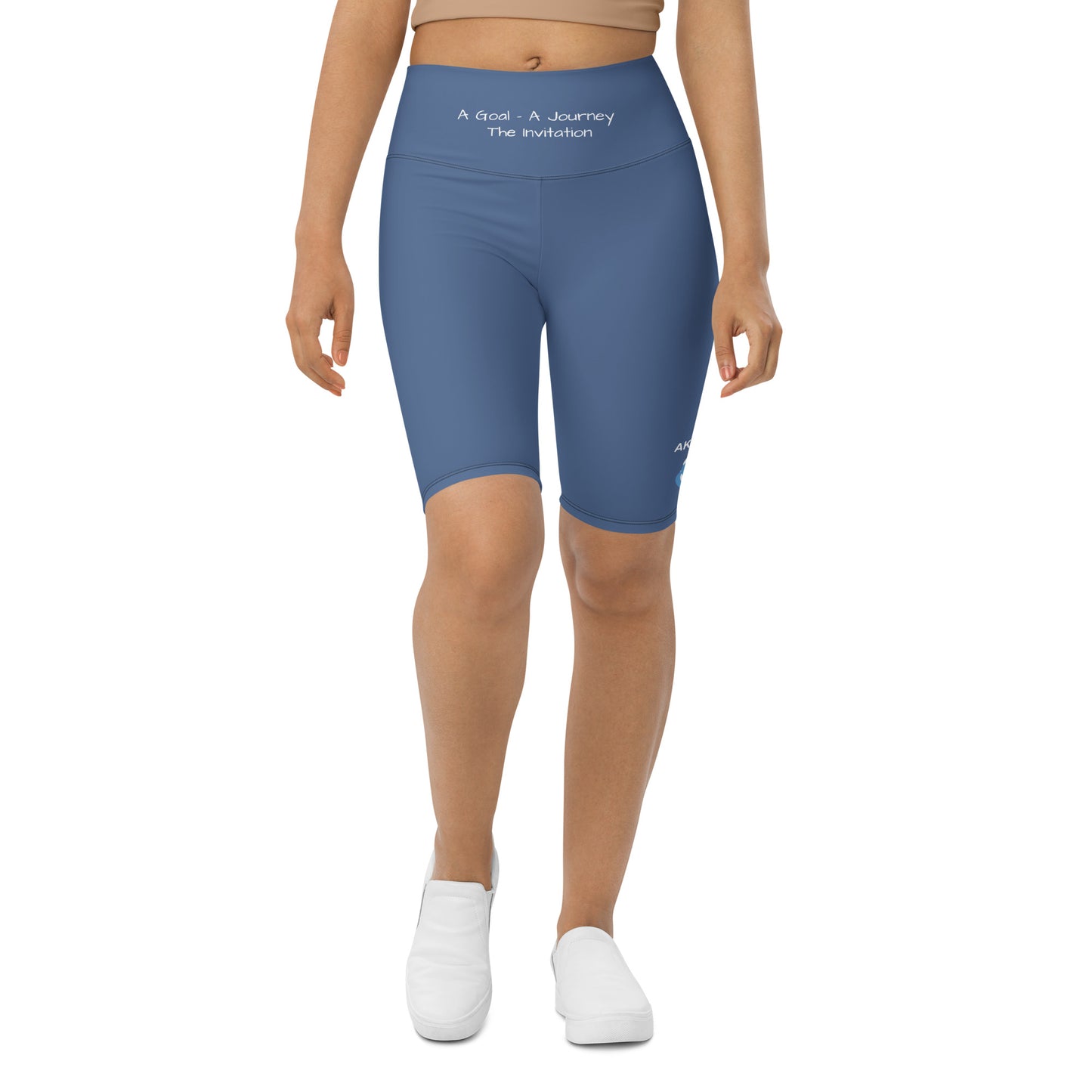 Invitational Blue Biker Shorts