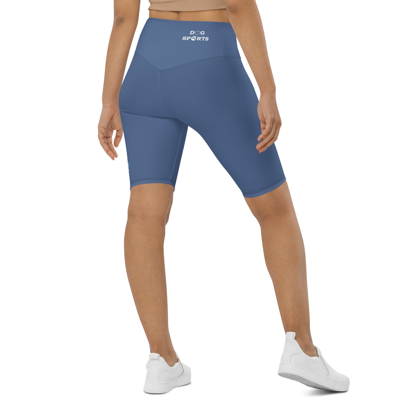 Invitational Blue Biker Shorts