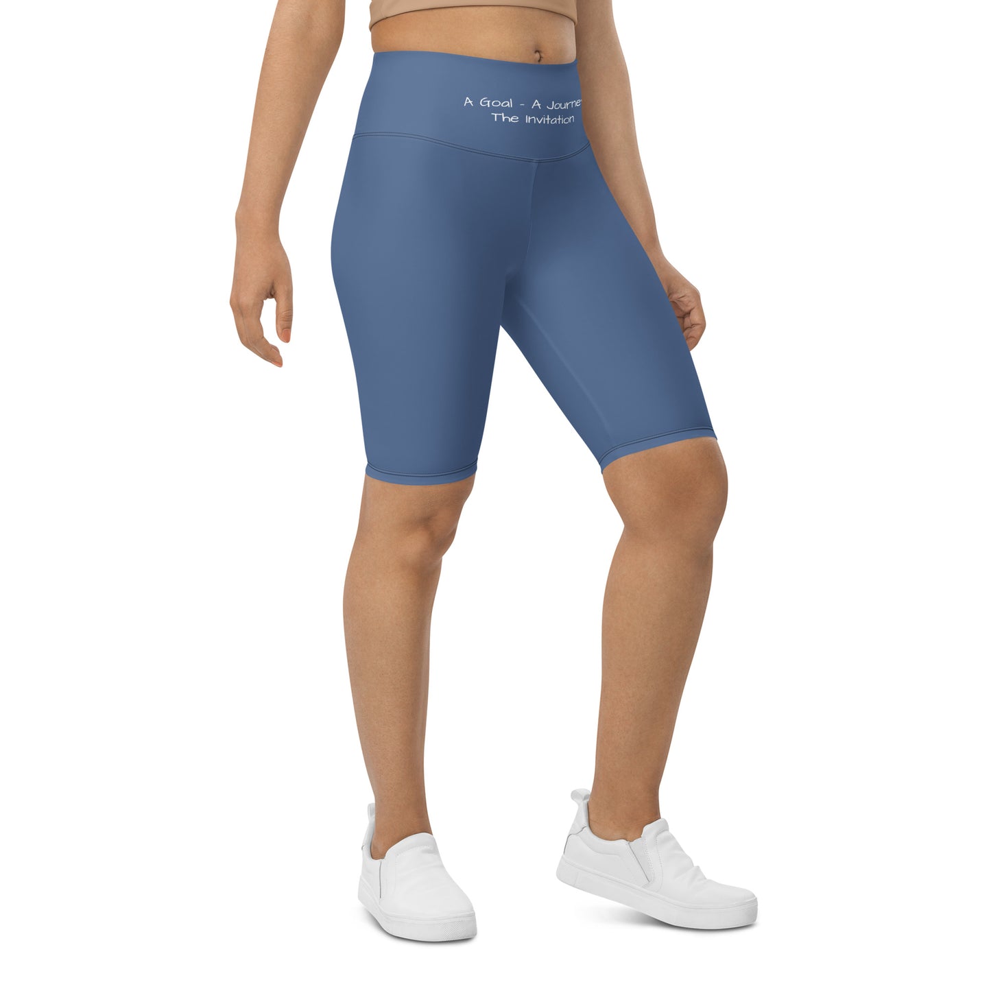 Invitational Blue Biker Shorts