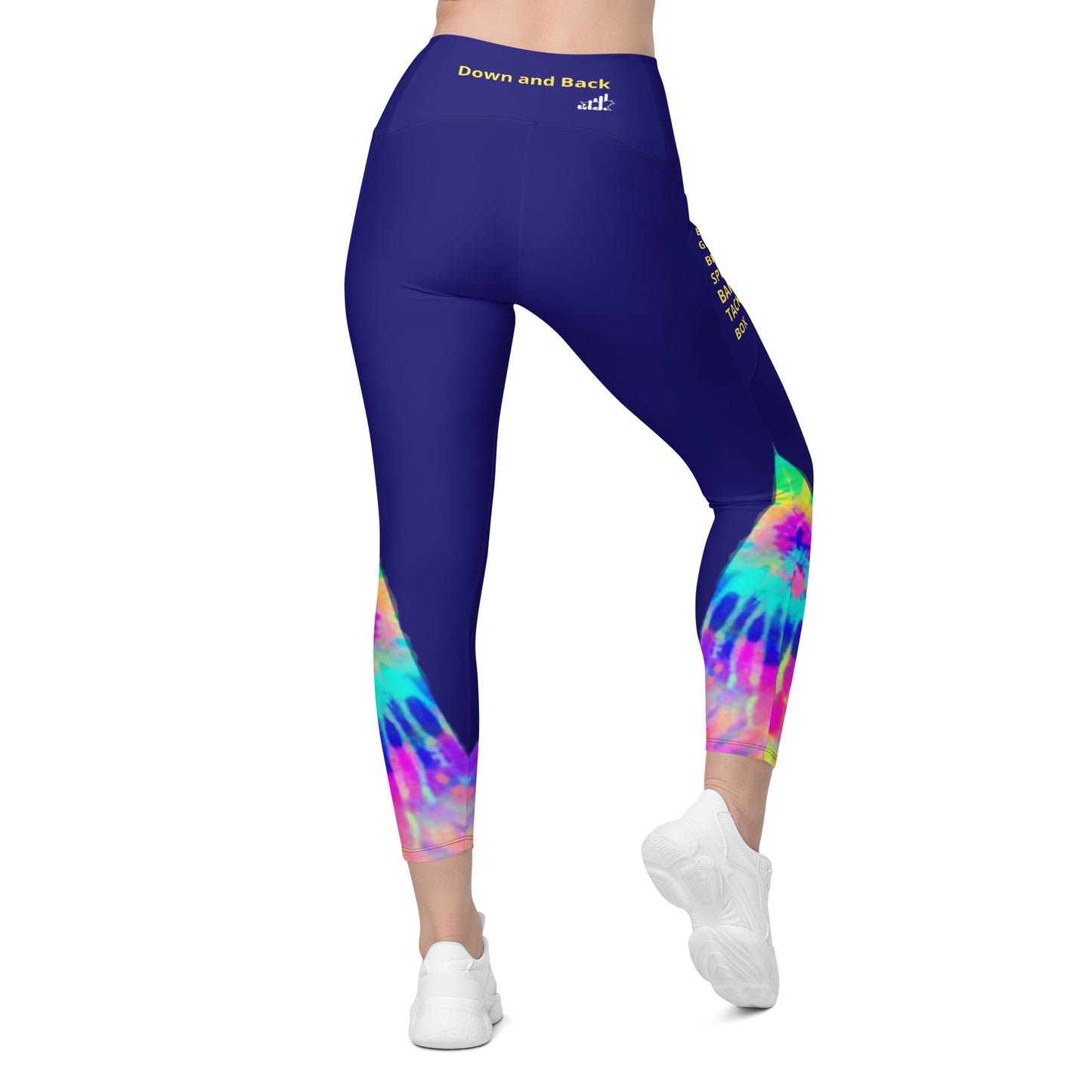 Conformation Tie Dye Conformation Leggings with pockets