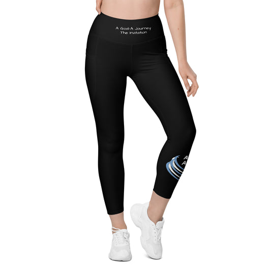 Invitatoinal Black Leggings with pockets