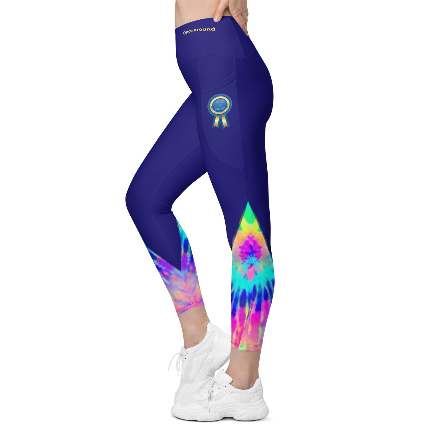 Conformation Tie Dye Conformation Leggings with pockets