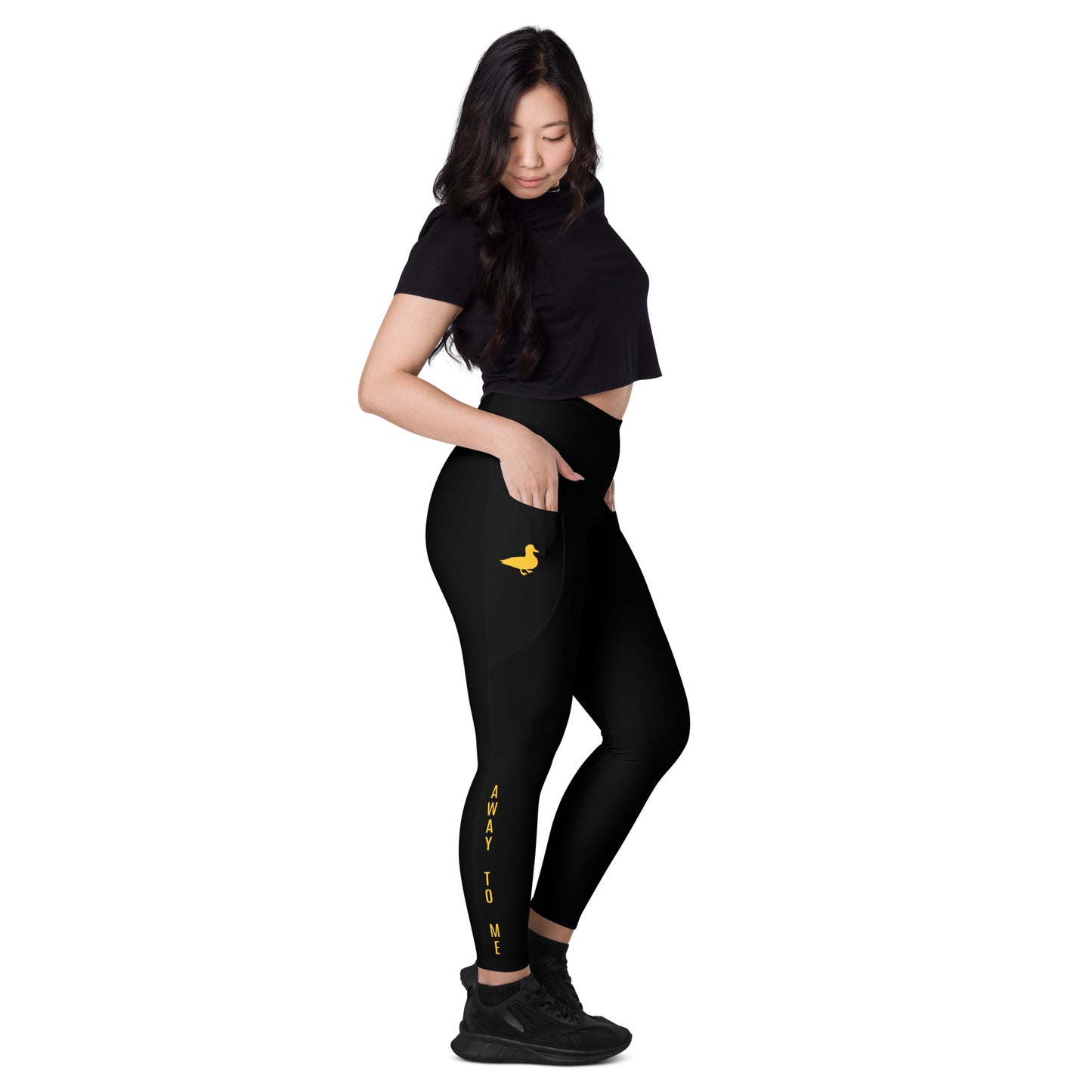 Herding -Ducks Leggings with pockets