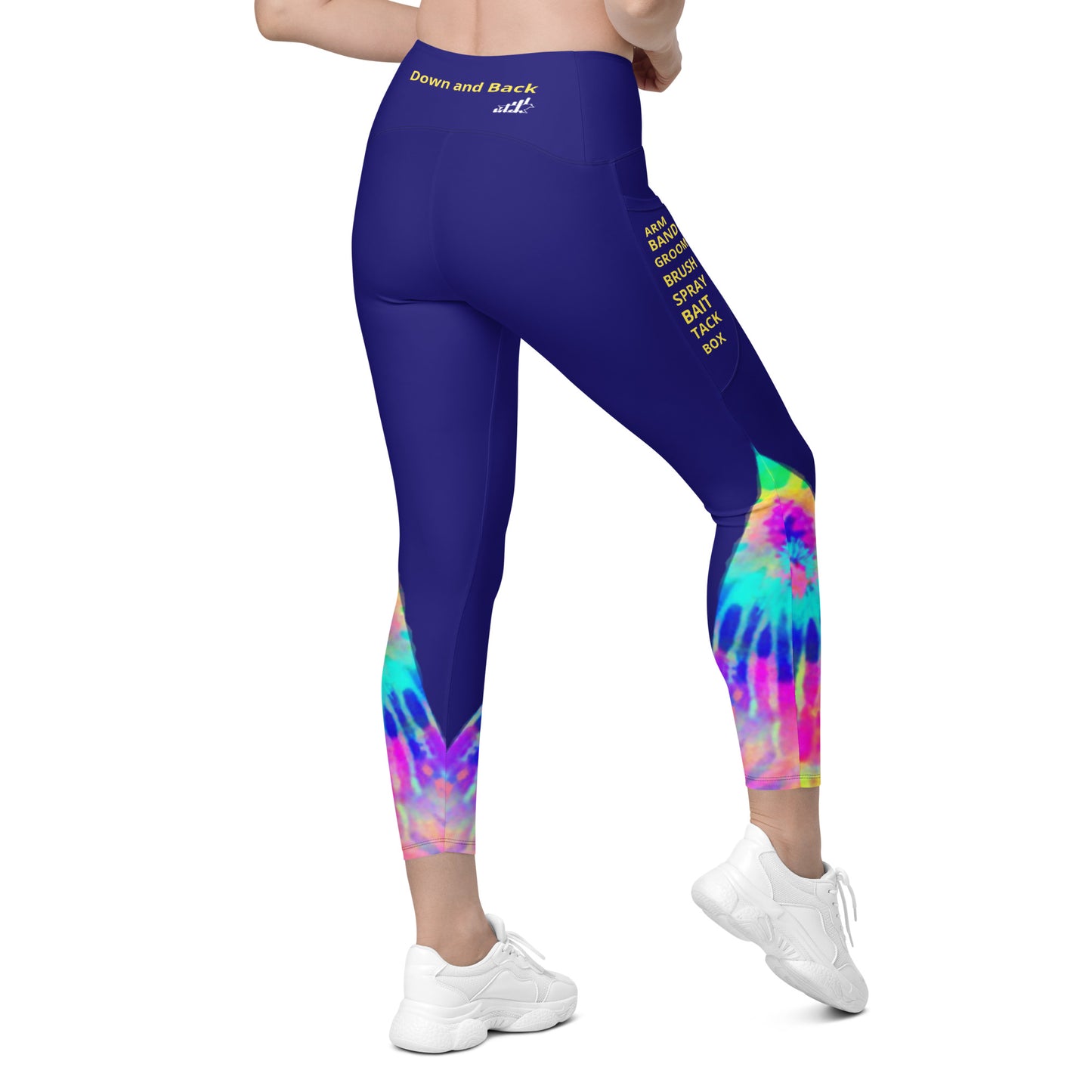 Conformation Tie Dye Conformation Leggings with pockets