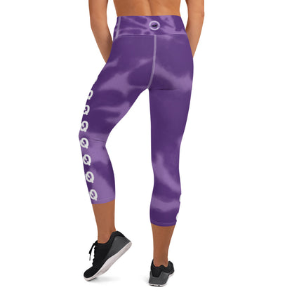 Agility Purple Q Capri Leggings