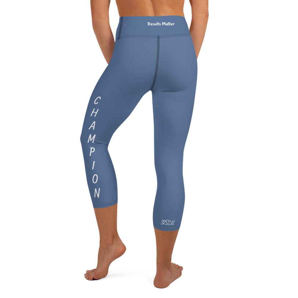 Agility Ch Denim Blue Capri Leggings