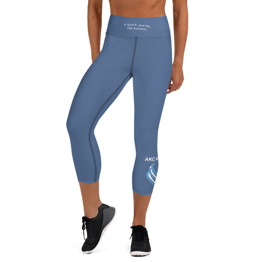 Invitational Blue Capri Leggings