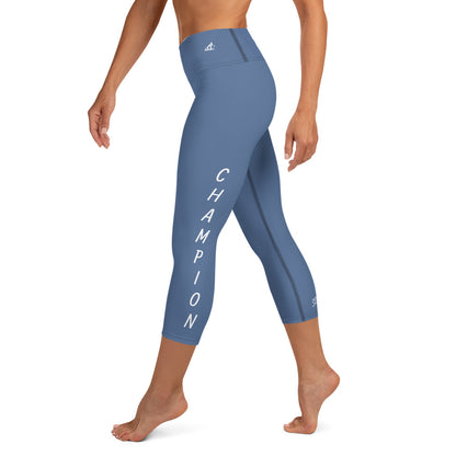 Agility Ch Denim Blue Capri Leggings