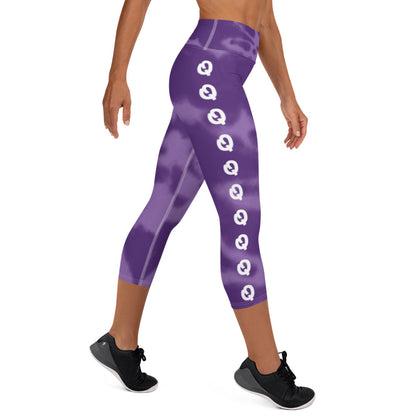 Agility Purple Q Capri Leggings